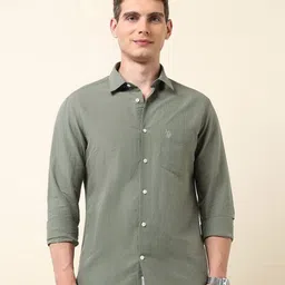 U.S. Polo Assn. Men Classic Tailored Fit Pinstriped Cotton Linen Casual Shirt-image-96