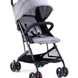 Babyhug Easy Travel Cabin Stroller With Z-Fold & Trolley Handle - Grey image 2