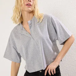 Trendyol Women Extended Sleeves Cut Outs T-shirt-image-22