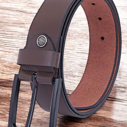 Provogue Men Textured Leather Reversible Formal Belt-picture-3