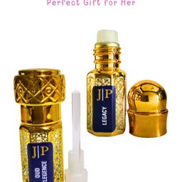 Jeval Women Set Of 2 Legacy & Oud Elegence Attar - 3 ml Each image 3