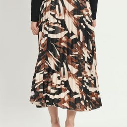 ZWERLON Printed Flared Maxi Skirts image 4