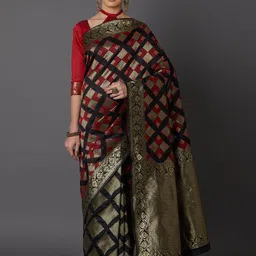 KALINI Zari Art Silk Kanjeevaram Saree-picture-28