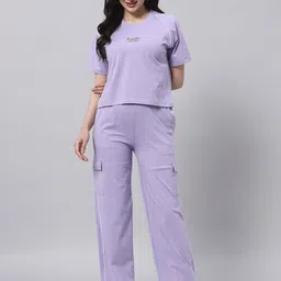 AECK Printed Pure Cotton T-shirt With Trousers Co-Ords-picture-39