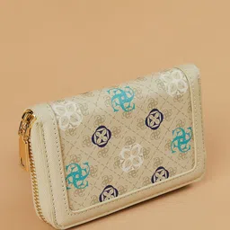 Ginger by Lifestyle Women Abstract PU Two Fold Wallet-45