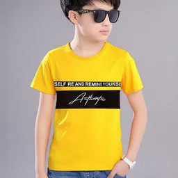 Dagcros Boys Yellow Tshirts-image-87