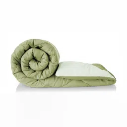 bsb home Green Microfiber Mild Winter 210 GSM Single Bed Comforter-image-33