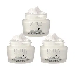 Lotus Herbals Whiteglow Set of 3 Skin Whitening SPF20 Deep Moisturising Cream - 60 g each-72