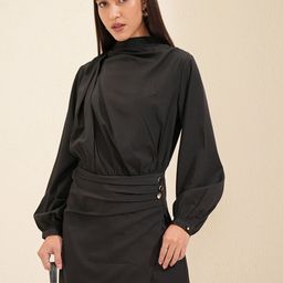 ESPYR By Tokyo Talkies Cowl Neck Playsuit-picture-24