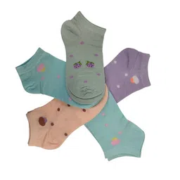 Fruvanta Pack Of 10 Patterned Ankle Length Socks image 3