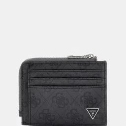 GUESS Men Printed Leather Zip Around Wallet-image-17