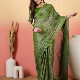 Sangria Embroidered Saree With Blouse-image-83