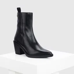 Oroh Women Pointed Toe Block Heel Boots-15
