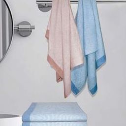 Aura Blue & Brown 5 Cotton 210 GSM Bath Towel-image-74