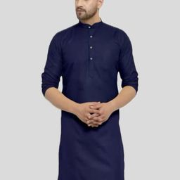ANUJ FASHION Men Mandarin Collar Straight Kurta-picture-29