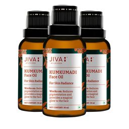 Jiva Set Of 3 Ayurveda Kumkumadi Oil For Scars - 30 ml Each-50