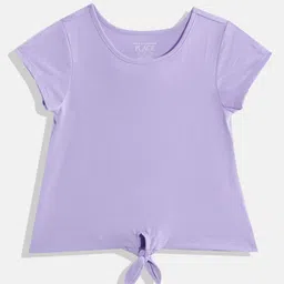 THE CHILDREN'S PLACE Girls Tie-up Detail Top-picture-5