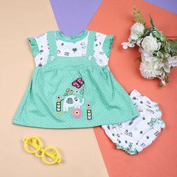 V-MartGirls Floral Print A-Line Dress-image-77