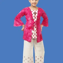 HSS TRENDS Kids-Unisex Pink Cotton Blend Clothing Set-image-15