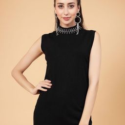 Mafadeny Women High Neck Pullover Sweater-image-73