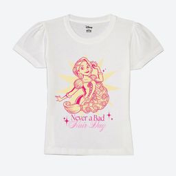 Wear Your Mind Girls Disney Princess Graphic Printed Round Neck Cotton T-shirt-image-64