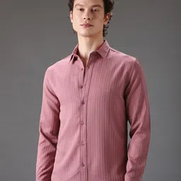 Banana Club Men Classic Slim Fit Opaque Casual Shirt-image-27