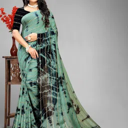 VRUNDA FASHION Ombre Pure Cotton Chanderi Saree-picture-4