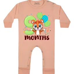 Arvesa Infants Printed Round Neck Bodysuits-image-79