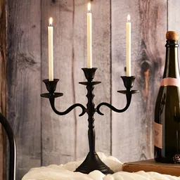VoiDrop Black Aluminium Candle Holder-image-5