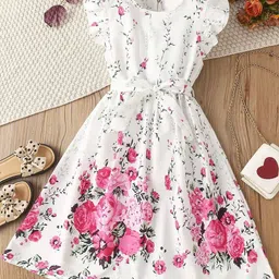 BAESD Floral Print Fit & Flare Maxi Dress-image-85