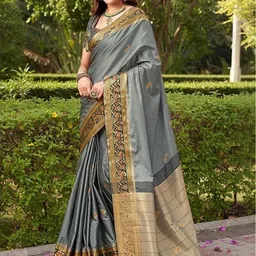 SILKWEAR Floral Zari Paithani Saree-picture-19