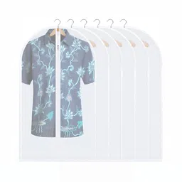 Panchhi Store Transparent 6 Pieces Reusable Suit Organiser-15
