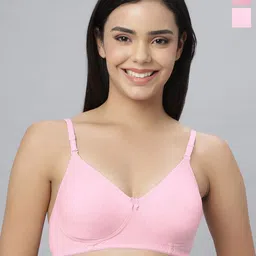Eden Pack Of 2 Non Wired Non Padded Full Coverage T-shirt Bra-picture-18