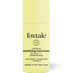 FoxTale Cover Up Niacinamide Matte Sunscreen SPF 70+ PA++++ -10Ml-42