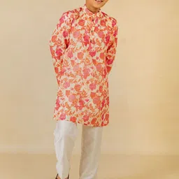 Jilmil Boys Floral Printed Kurta with Pyjama-26