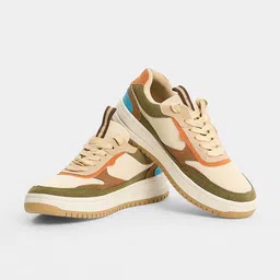 Snitch Men Colourblocked Sneakers-image-2