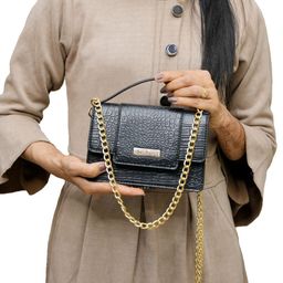 DressBerry Women Textured Crossbody Leather Handheld Bag-29