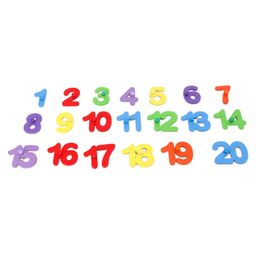 anindita toys Anindita Wooden 1 to 20 Numbers Big Size Puzzle Multicolor - 20 Pieces image 5
