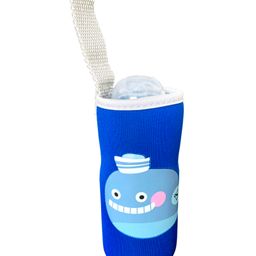 The Little Lookers Soft Stretchable Baby Feeding Bottle Cover with Strap Elephant Print Multicolor - Pack of 4 image 5