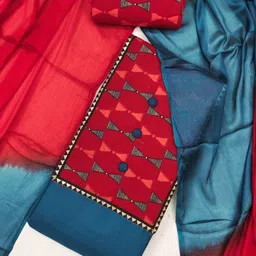 KALINI Printed Unstitched Dress Material-image-69