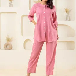Moda Rapido Mandarin Collar Tunic With Trouser-image-96
