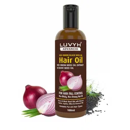 LUVYH Red Onion Black Seeds Hair Oil-100ml-image-12