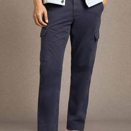 Louis Philippe Jeans Men Regular Fit Mid-Rise Flat Front Trousers-picture-25