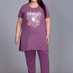 IN Love Women Printed Night suit-image-99