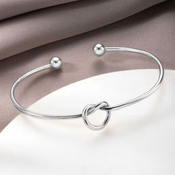 Peora Silver-Plated Cuff Bracelet-image-10