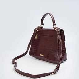 CODE by Lifestyle Women Textured Structured Handheld Bag image 4