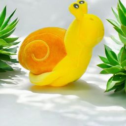 LITTLE GINNIE Kids Pure Cotton Soft & Cushy Snail Soft Toy-23