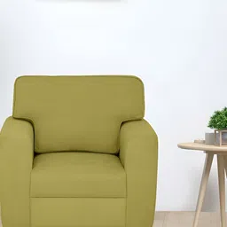 Duroflex Utopia Green 1 Seater Fabric Sofa-image-21