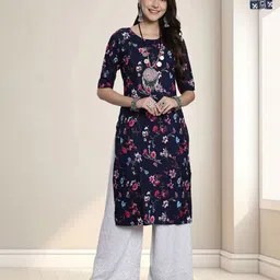 HERE&NOW Women Pack Of 2 Floral Printed Kurta-image-10