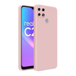 LIRAMARK Unisex Silicone Impact Resistant Realme C21 Back Case-picture-44